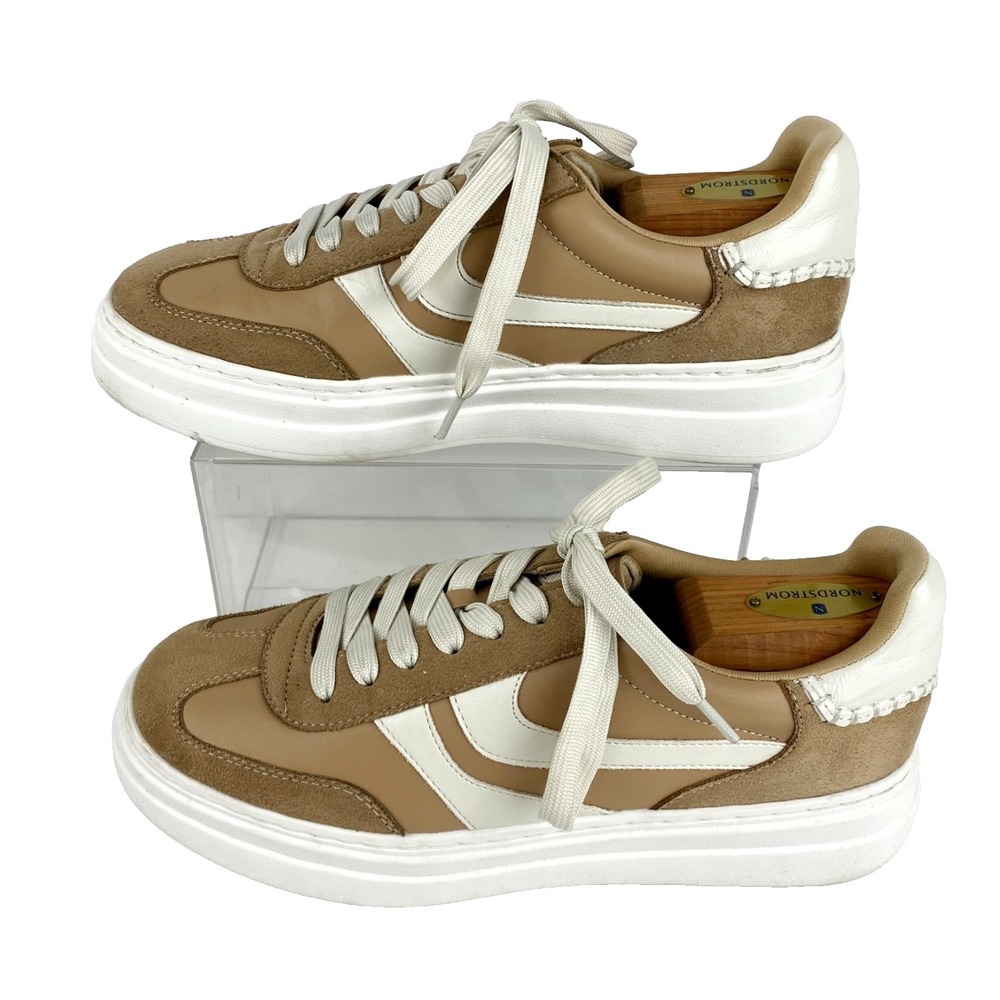 Project Cloud Sneakers Women's 9 Tennis Shoes LKNU Comfort Cushioned Beige Brown